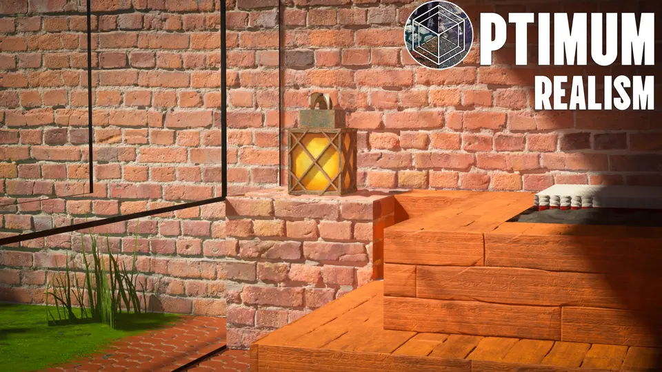 Realistic lantern texture in Minecraft with Optimum Realism