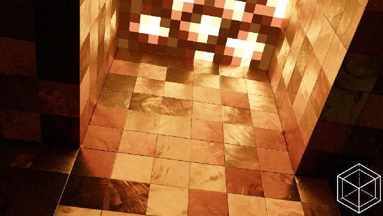 Glowstone with terracotta